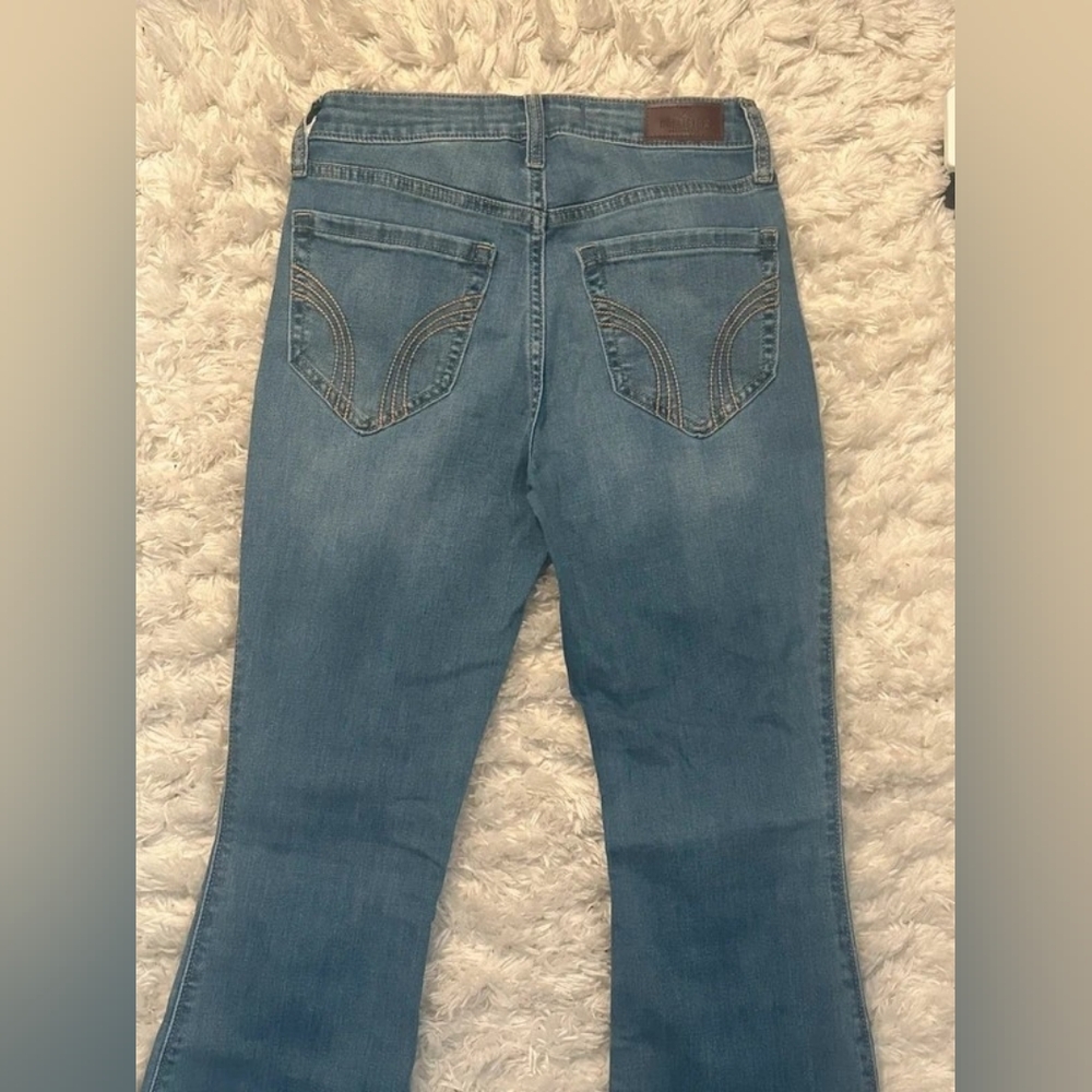 Hollister Light Blue Flare Jeans - Picture 2 of 4